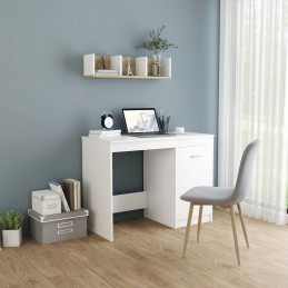 Acquista Scrivania Bianca 100x50x76 cm in Legno Multistrato con riferimento GHV-801796 della ditta GARDENHOME