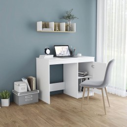 Acquista Scrivania Bianca 100x50x76 cm in Legno Multistrato con riferimento GHV-801796 della ditta GARDENHOME