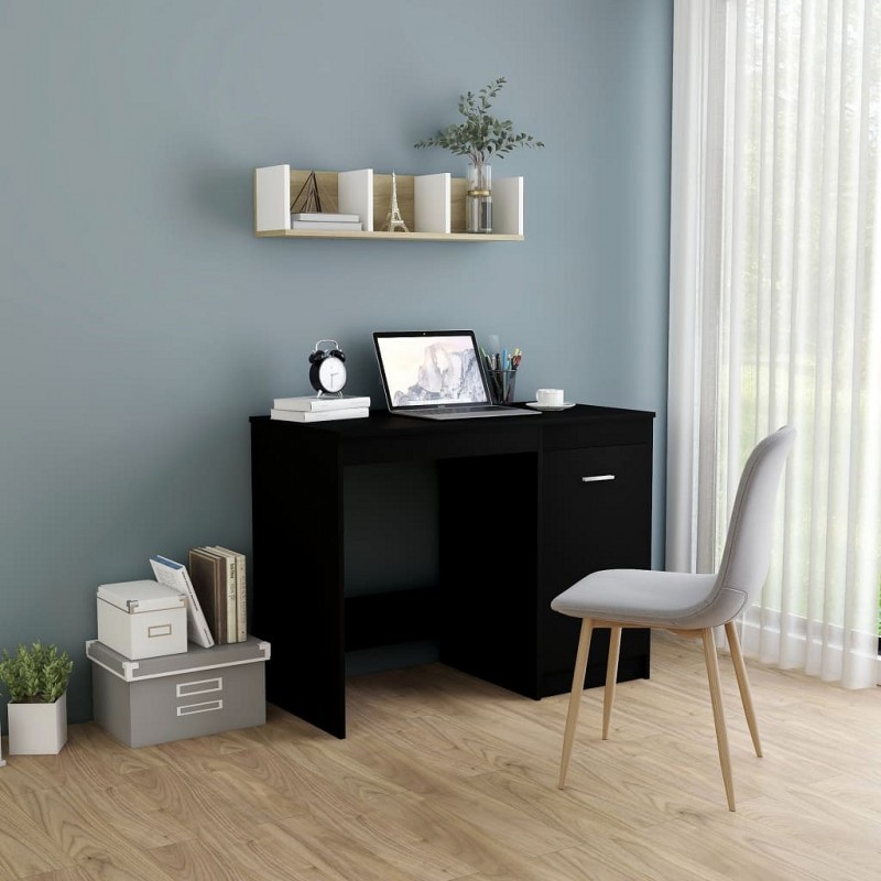 Acquista Scrivania Nera 100x50x76 cm in Truciolato con riferimento GHV-801797 della ditta GARDENHOME