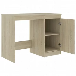 Acquista Scrivania Rovere Sonoma 100x50x76 cm in Truciolato con riferimento GHV-801799 della ditta GARDENHOME