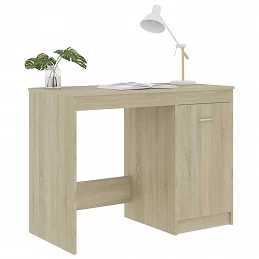 Acquista Scrivania Rovere Sonoma 100x50x76 cm in Truciolato con riferimento GHV-801799 della ditta GARDENHOME
