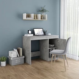 Acquista Scrivania Grigio Cemento 100x50x76 cm in Truciolato con riferimento GHV-801800 della ditta GARDENHOME