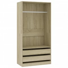 Acquista Armadio Rovere Sonoma 100x50x200 cm in Truciolato con riferimento GHV-800606 della ditta GARDENHOME