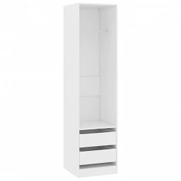 Acquista Armadio con Cassetti Bianco 50x50x200 cm in Legno Multistrato con riferimento GHV-800612 della ditta GARDENHOME