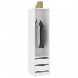 Acquista Armadio con Cassetti Bianco 50x50x200 cm in Legno Multistrato con riferimento GHV-800612 della ditta GARDENHOME