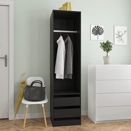 Acquista Armadio con Cassetti Nero 50x50x200 cm in Truciolato con riferimento GHV-800613 della ditta GARDENHOME