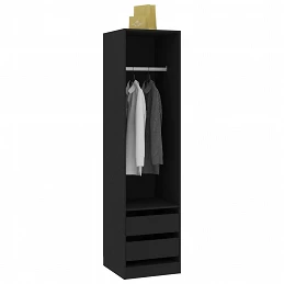 Acquista Armadio con Cassetti Nero 50x50x200 cm in Truciolato con riferimento GHV-800613 della ditta GARDENHOME