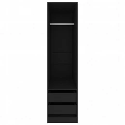 Acquista Armadio con Cassetti Nero 50x50x200 cm in Truciolato con riferimento GHV-800613 della ditta GARDENHOME