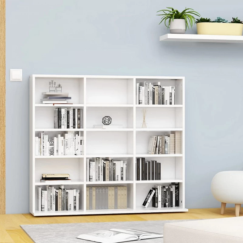 Acquista Armadietto Porta CD Bianco 102x23x89,5 cm in Legno Multistrato con riferimento GHV-801787 della ditta GARDENHOME