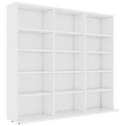 Acquista Armadietto Porta CD Bianco 102x23x89,5 cm in Legno Multistrato con riferimento GHV-801787 della ditta GARDENHOME
