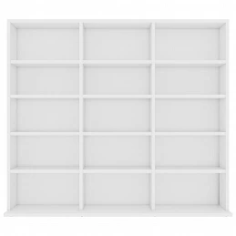 Acquista Armadietto Porta CD Bianco 102x23x89,5 cm in Legno Multistrato con riferimento GHV-801787 della ditta GARDENHOME