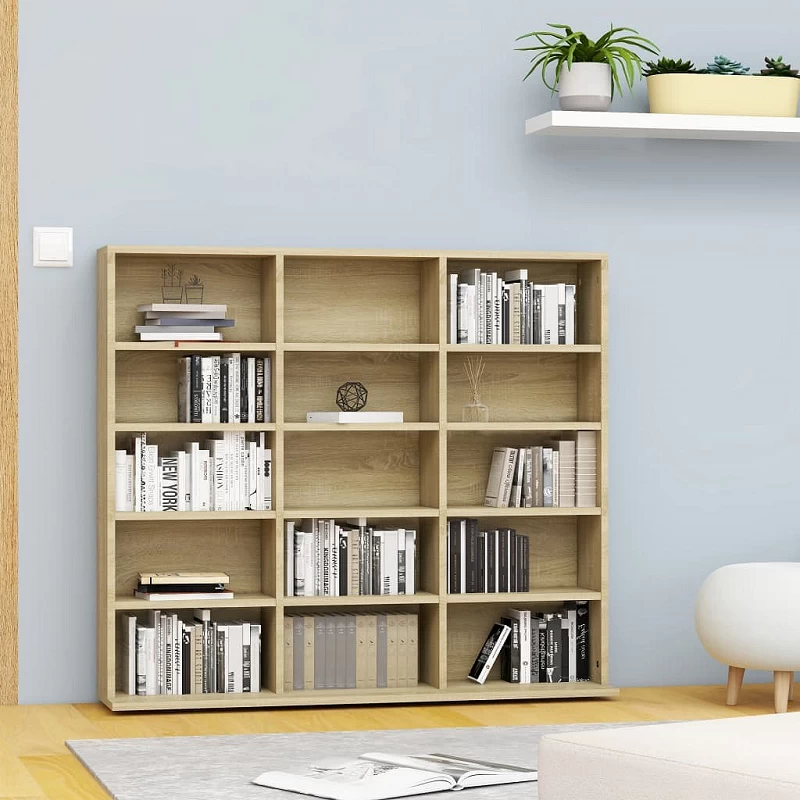 Acquista Armadio Porta CD Rovere Sonoma 102x23x89,5 cm in Truciolato con riferimento GHV-801790 della ditta GARDENHOME