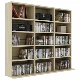 Acquista Armadio Porta CD Rovere Sonoma 102x23x89,5 cm in Truciolato con riferimento GHV-801790 della ditta GARDENHOME