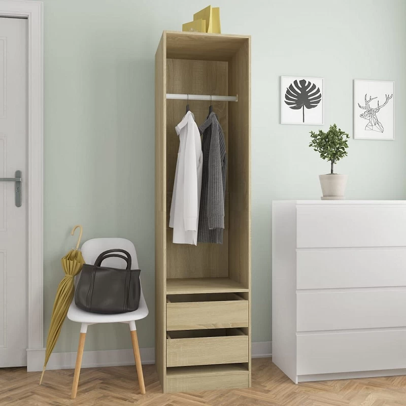 Acquista Armadio con Cassetti Rovere Sonoma 50x50x200 cm in Truciolato con riferimento GHV-800615 della ditta GARDENHOME