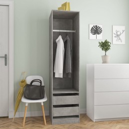 Acquista Armadio con Cassetti Grigio Cemento 50x50x200 cm in Truciolato con riferimento GHV-800616 della ditta GARDENHOME