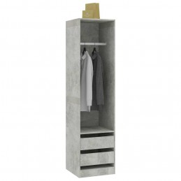 Acquista Armadio con Cassetti Grigio Cemento 50x50x200 cm in Truciolato con riferimento GHV-800616 della ditta GARDENHOME