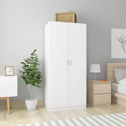 Acquista Armadio Bianco 80x52x180 cm in Legno Multistrato con riferimento GHV-800621 della ditta GARDENHOME