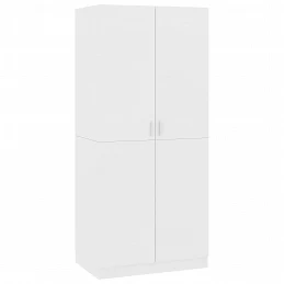 Acquista Armadio Bianco 80x52x180 cm in Legno Multistrato con riferimento GHV-800621 della ditta GARDENHOME