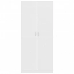 Acquista Armadio Bianco 80x52x180 cm in Legno Multistrato con riferimento GHV-800621 della ditta GARDENHOME