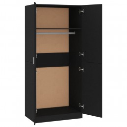 Acquista Armadio Nero 80x52x180 cm in Truciolato con riferimento GHV-800622 della ditta GARDENHOME