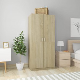 Acquista Armadio Rovere Sonoma 80x52x180 cm in Truciolato con riferimento GHV-800624 della ditta GARDENHOME
