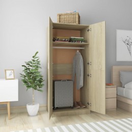 Acquista Armadio Rovere Sonoma 80x52x180 cm in Truciolato con riferimento GHV-800624 della ditta GARDENHOME