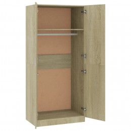 Acquista Armadio Rovere Sonoma 80x52x180 cm in Truciolato con riferimento GHV-800624 della ditta GARDENHOME