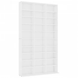 Acquista Armadietto TV Bianco 102x16x177,5 cm in Legno Multistrato con riferimento GHV-801778 della ditta GARDENHOME