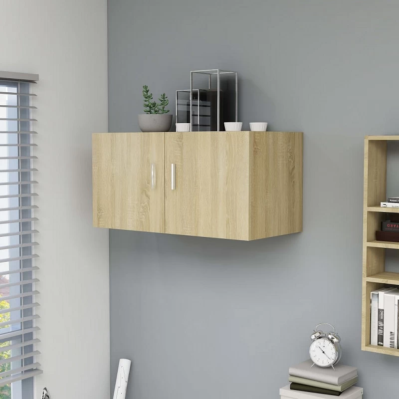 Acquista Armadietto da Parete Rovere Sonoma 80x39x40 cm in Truciolato con riferimento GHV-802798 della ditta GARDENHOME