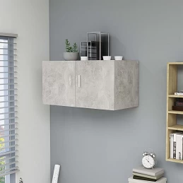 Acquista Armadietto da Parete Grigio Cemento 80x39x40 cm in Truciolato con riferimento GHV-802799 della ditta GARDENHOME
