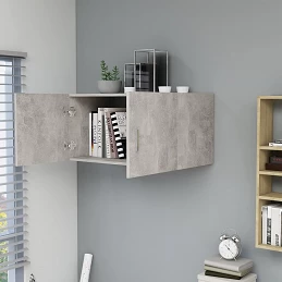 Acquista Armadietto da Parete Grigio Cemento 80x39x40 cm in Truciolato con riferimento GHV-802799 della ditta GARDENHOME
