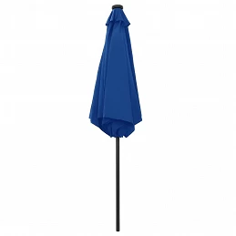 Acquista Ombrellone con Luci a LED e Palo Alluminio 270 cm Azzurro con riferimento GHV-47359 della ditta GARDENHOME