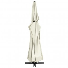 Acquista Ombrellone da Esterni Palo in Alluminio 600 cm Bianco Sabbia con riferimento GHV-47370 della ditta GARDENHOME