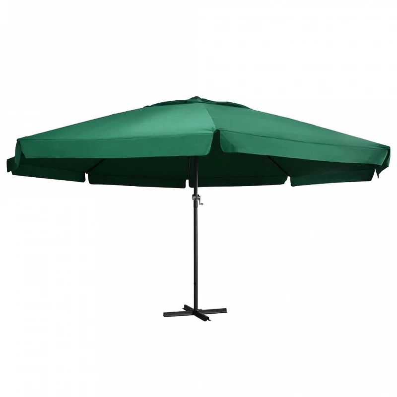Acquista Ombrellone da Esterni con Palo in Alluminio 600 cm Verde con riferimento GHV-47371 della ditta GARDENHOME
