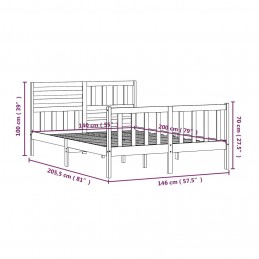 Acquista Giroletto in Legno Massello 140x200 cm con riferimento GHV-3101153 della ditta GARDENHOME