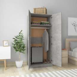 Acquista Armadio Grigio Cemento 80x52x180 cm in Truciolato con riferimento GHV-800625 della ditta GARDENHOME