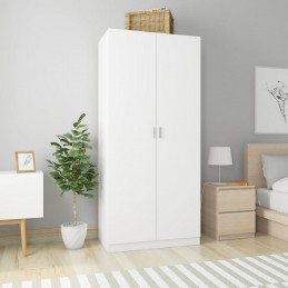 Acquista Armadio Bianco 90x52x200 cm in Truciolato con riferimento GHV-800630 della ditta GARDENHOME