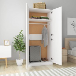 Acquista Armadio Bianco 90x52x200 cm in Truciolato con riferimento GHV-800630 della ditta GARDENHOME