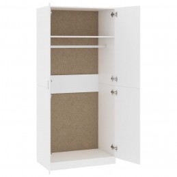 Acquista Armadio Bianco 90x52x200 cm in Truciolato con riferimento GHV-800630 della ditta GARDENHOME
