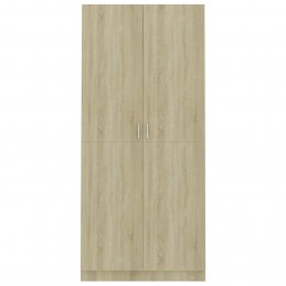 Acquista Armadio Rovere Sonoma 90x52x200 cm in Truciolato con riferimento GHV-800633 della ditta GARDENHOME