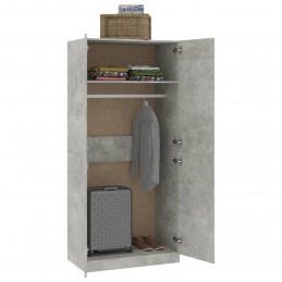 Acquista Armadio Grigio Cemento 90x52x200 cm in Truciolato con riferimento GHV-800634 della ditta GARDENHOME