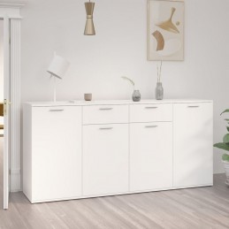 Acquista Credenza Bianca 160x36x75 cm in Truciolato con riferimento GHV-3074927 della ditta GARDENHOME