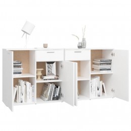 Acquista Credenza Bianca 160x36x75 cm in Truciolato con riferimento GHV-3074927 della ditta GARDENHOME