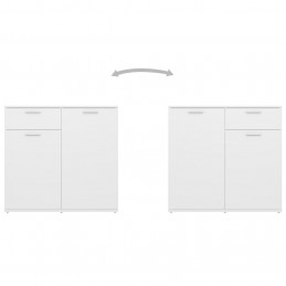 Acquista Credenza Bianca 160x36x75 cm in Truciolato con riferimento GHV-3074927 della ditta GARDENHOME