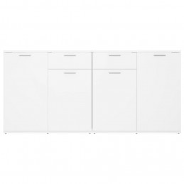 Acquista Credenza Bianca 160x36x75 cm in Truciolato con riferimento GHV-3074927 della ditta GARDENHOME