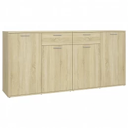 Acquista Credenza Rovere Sonoma 160x36x75 cm in Truciolato con riferimento GHV-3074930 della ditta GARDENHOME