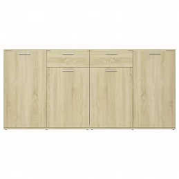 Acquista Credenza Rovere Sonoma 160x36x75 cm in Truciolato con riferimento GHV-3074930 della ditta GARDENHOME
