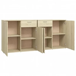 Acquista Credenza Rovere Sonoma 160x36x75 cm in Truciolato con riferimento GHV-3074930 della ditta GARDENHOME