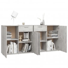 Acquista Credenza Grigio Cemento 160x36x75 cm in Truciolato con riferimento GHV-3074931 della ditta GARDENHOME