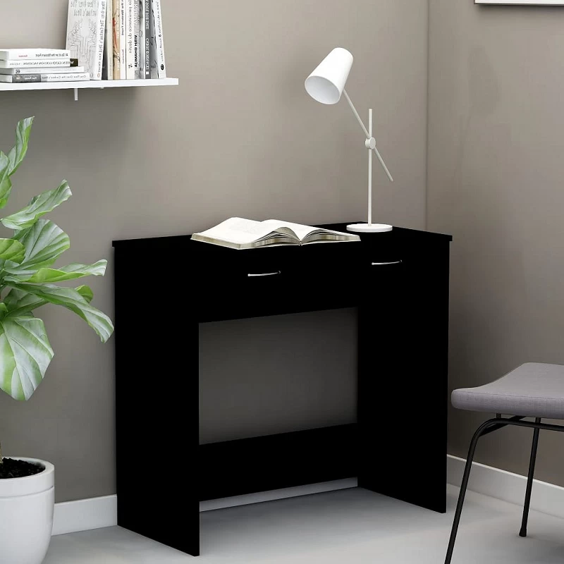 Acquista Scrivania Nera 80x40x75 cm in Truciolato con riferimento GHV-801356 della ditta GARDENHOME